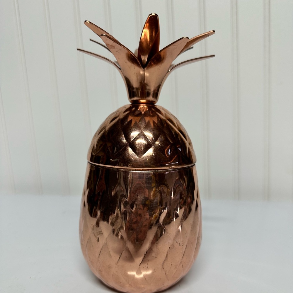 With Love from Absolut Elyx Vodka Pineapple Copper Mug Hawiiana Tiki Mug Summer!